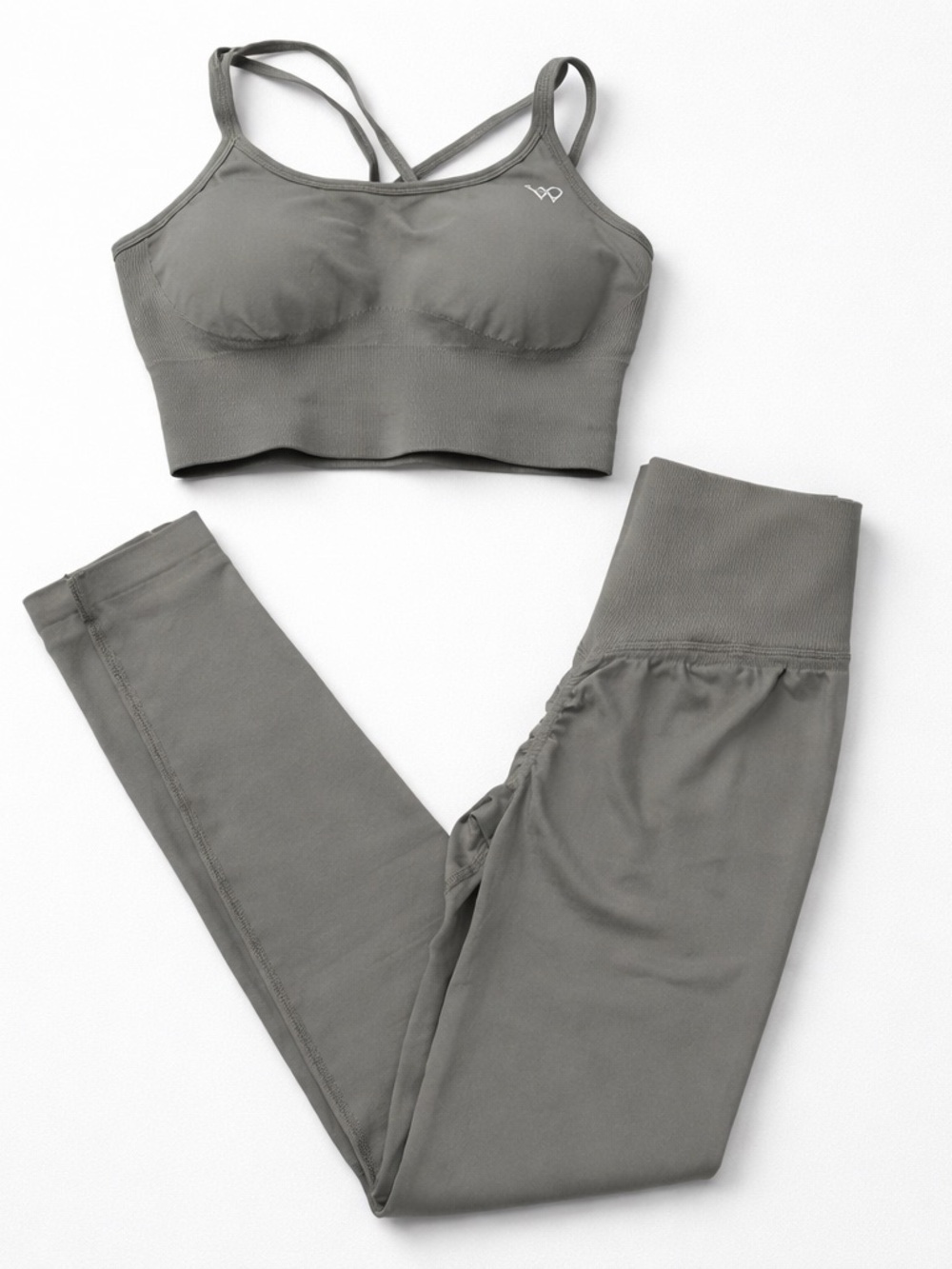 NWOT Athletic Set in Slate Gray
